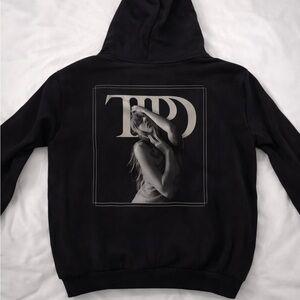 THE TORTURED POETS DEPARTMENT BLACK HOODIE
